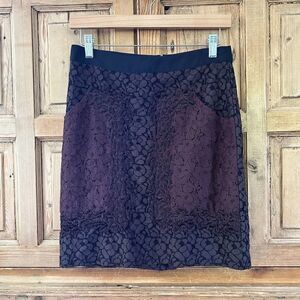 AllSaints US 6 / UK 10 Ifaneva Embroidered Skirt Lace Pockets Above‎ The Knee